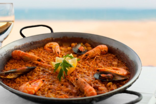 a bowl of food on a table